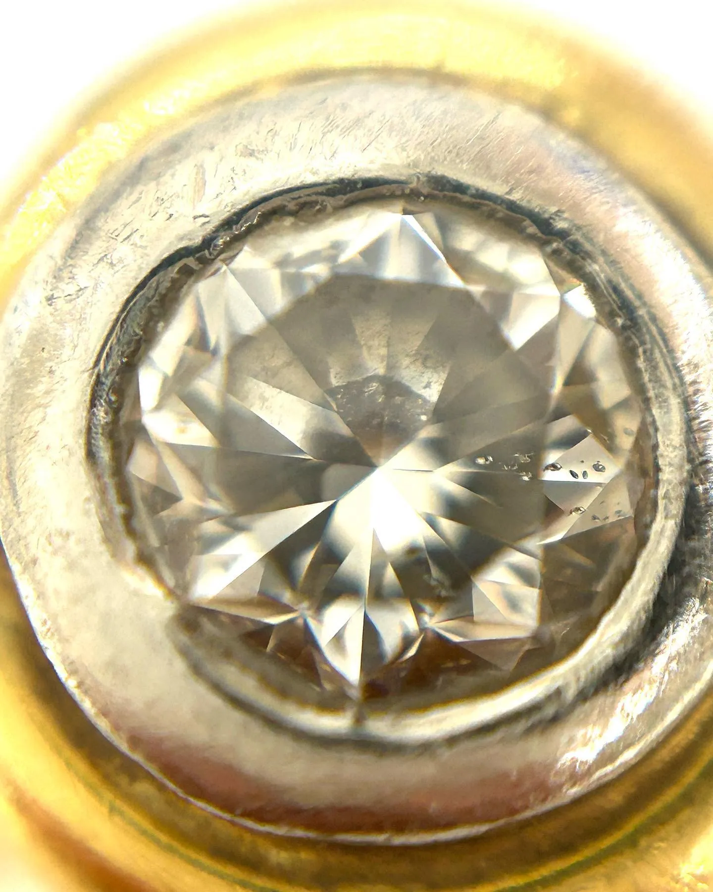 ダイヤモンドK18プラチナコンビリング